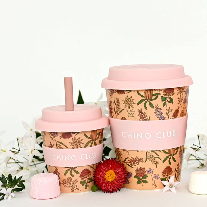 Chino Club - Wholesale Drinking glass/cup - Australian Wildflowers Adult Cup 12 oz