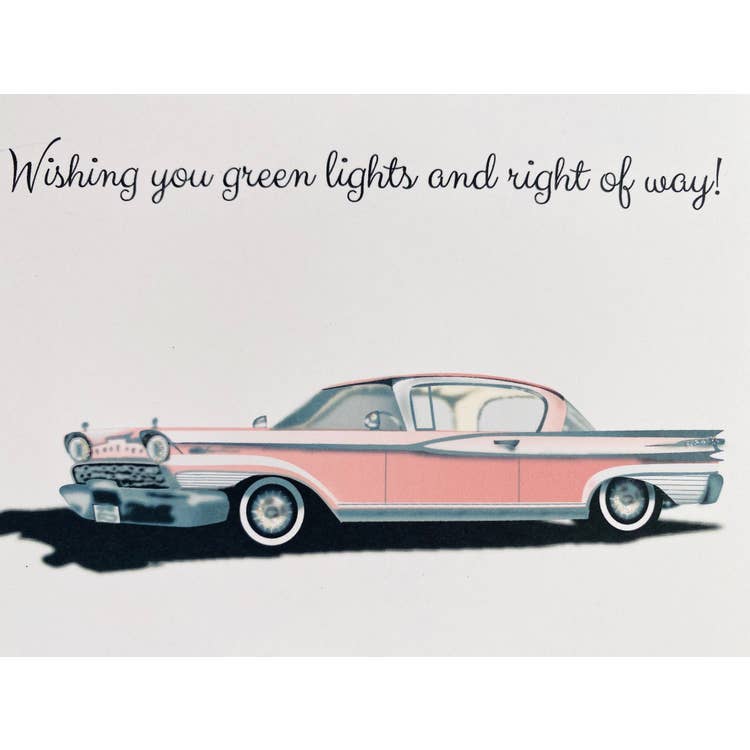 Studio Daedre - Wholesale Everyday Greeting Card - Parklane Car - Loose Card0