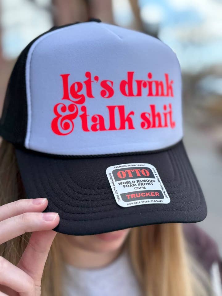 Beviamo e parliamo di stronzate Cappello da camionista per la vendita all'ingrosso da parte di ID Apparel