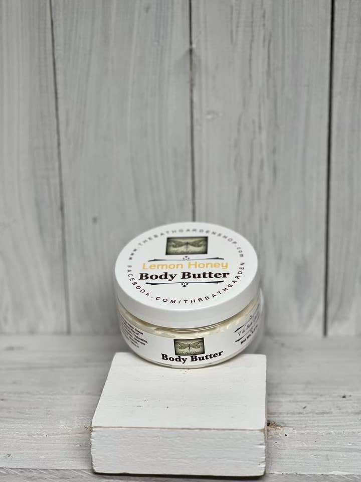 Lemon Honey Body Butter for wholesale by The Bath Garden