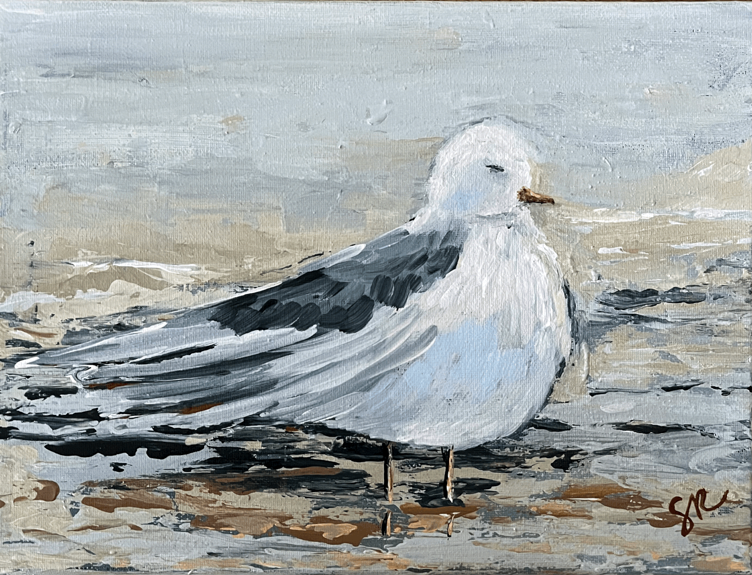 Susan Richards Art - Wholesale Art Print - Salty Gull Fine Art Print2
