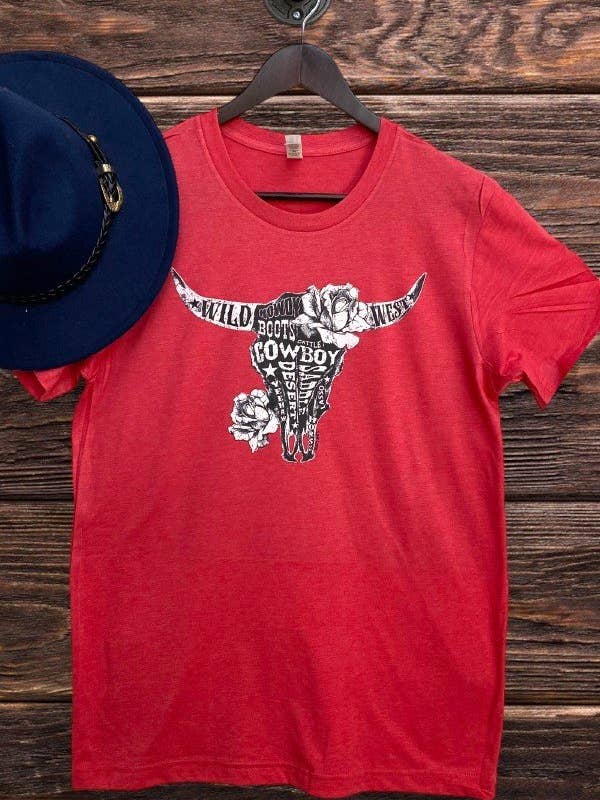 T-shirt graphique BC WILD WEST STEER pour la vente par L&B Life