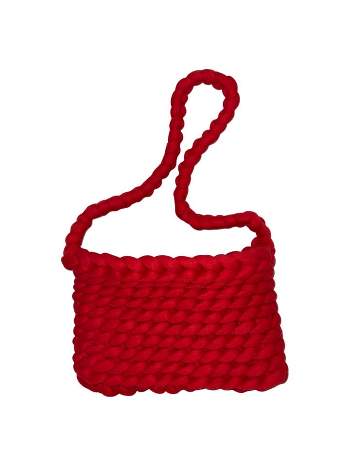 Sac Ruby Tube Yarn pour la vente par Riciclare By Livasey