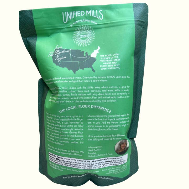 Unified Mills Flour & Grain - Wholesale Flour - Einkorn Flour, Certified Organic