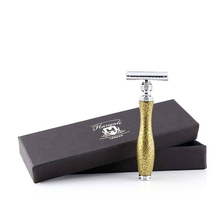 Haryali's Antique Double Edge Safety Razor - Gold for wholesale by Haryali London