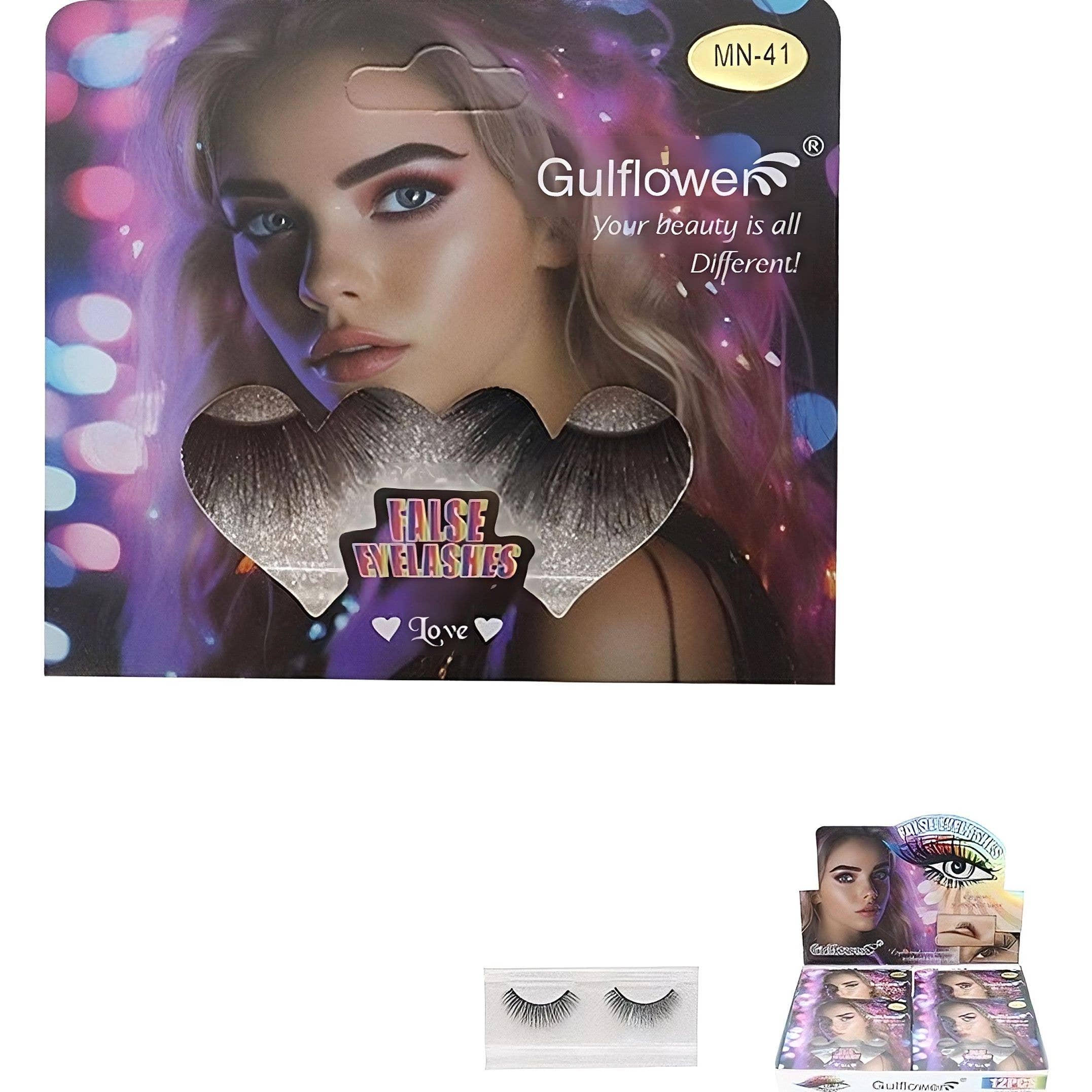 Diacly - Vente Faux cils - Lot de 12 cils de luxe Gunflower Doll0