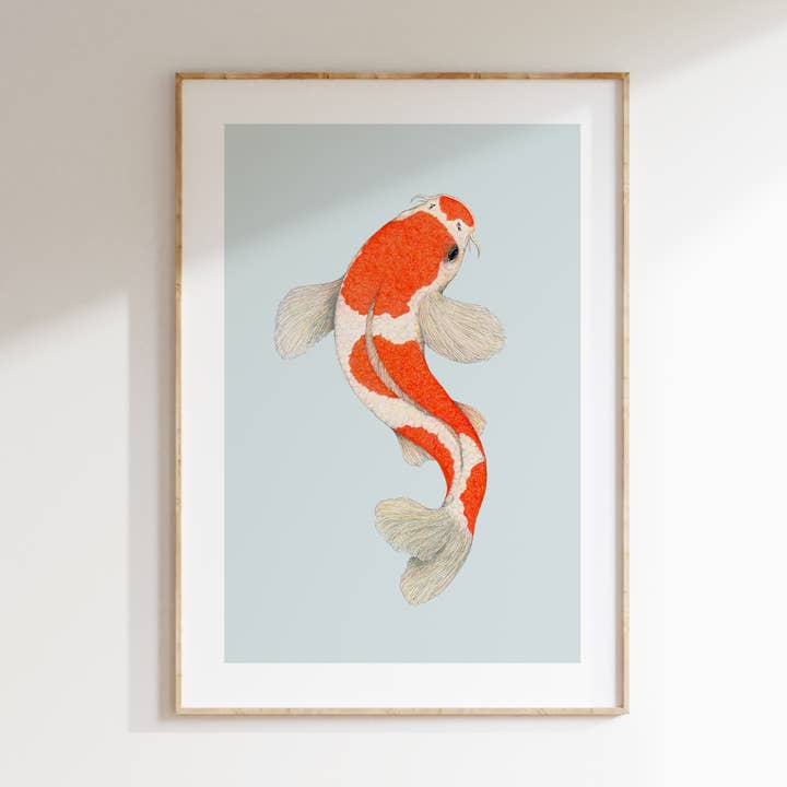 Kunsttryk KOHAKU KOI for engroshandel hos Studio Binck