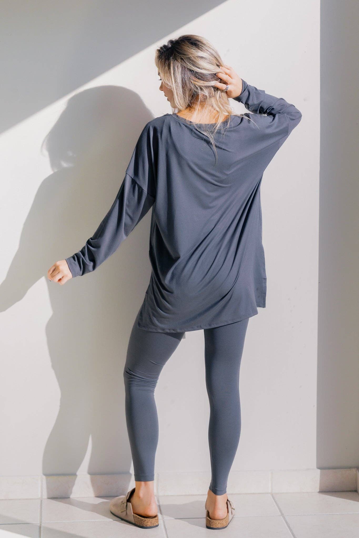 Boutique Simplifed - Wholesale Lounge Set - Women's - Ethereal Ash Set2