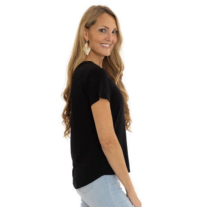 Flying Colors Apparel - Wholesale T-Shirt - Women's - The Scarlet Scoop Neck Tee1