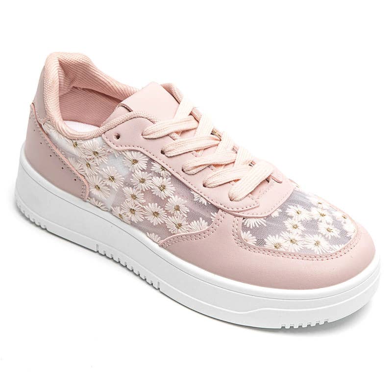 idealshoes - Wholesale Sneakers - Dames - idealshoes dames sneakers met bloemenprint14