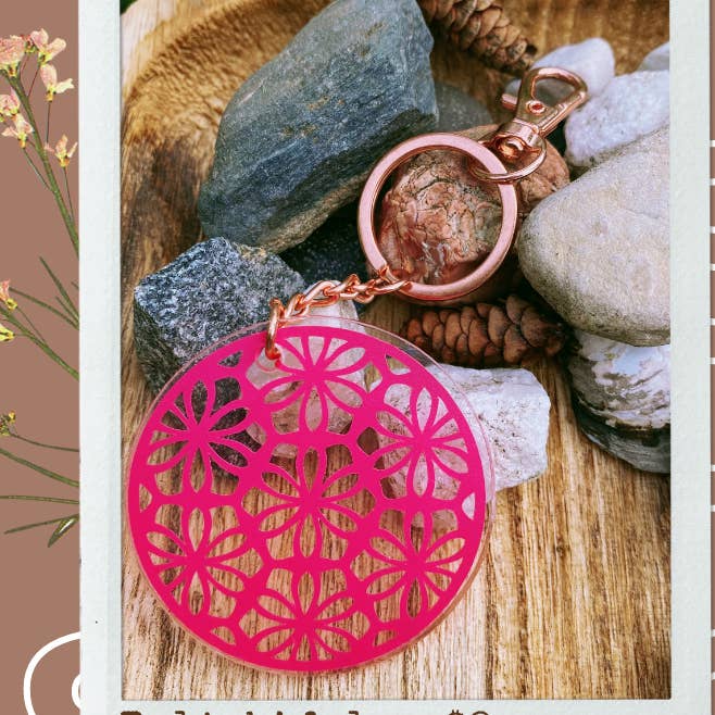 Delightful - 2" Acrylic Keychain for wholesale by Acrylicool by Annie