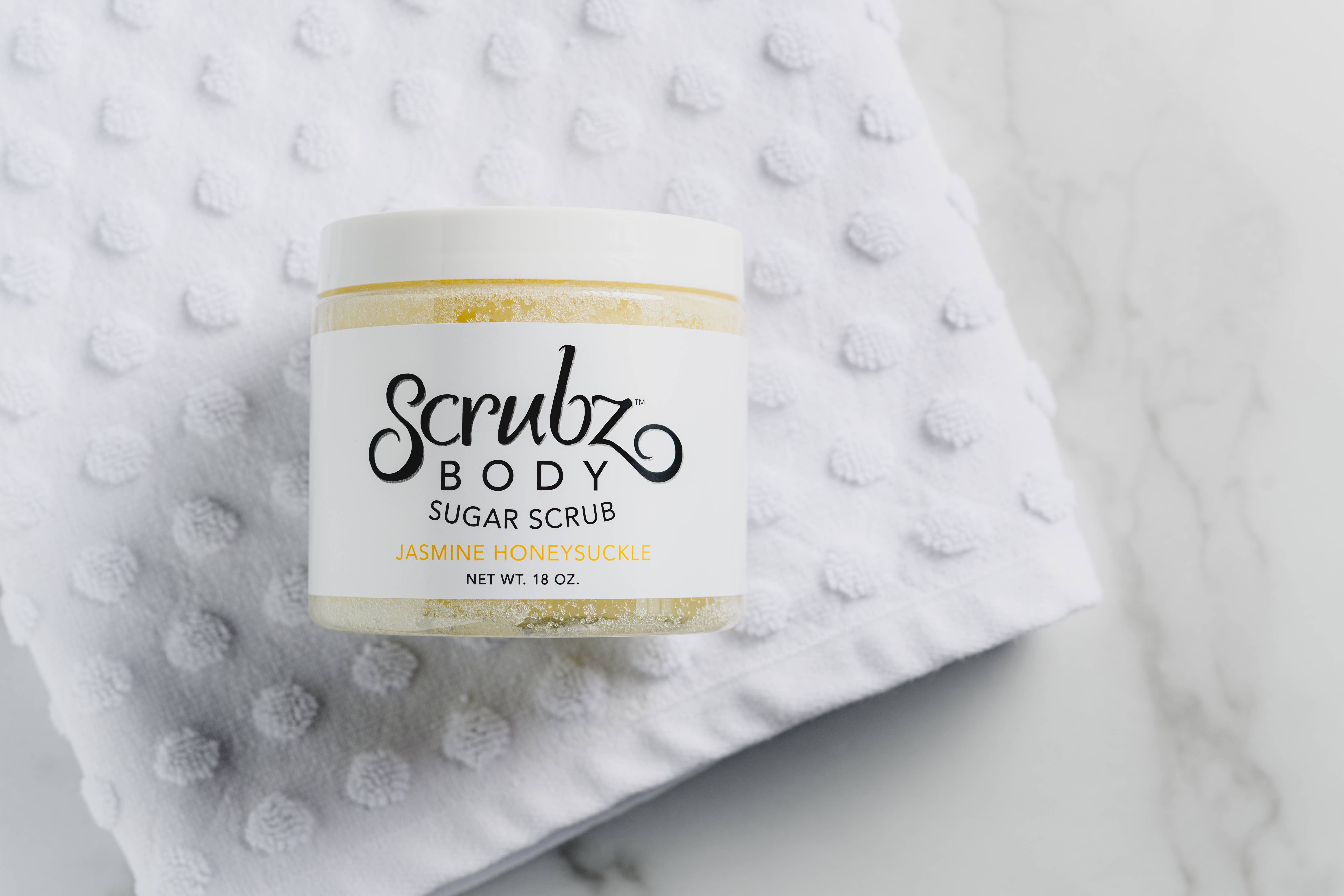 ScrubzBody Skin Care Products - Wholesale Body Scrub/Exfoliant - Jasmine Honeysuckle Sugar Scrub1