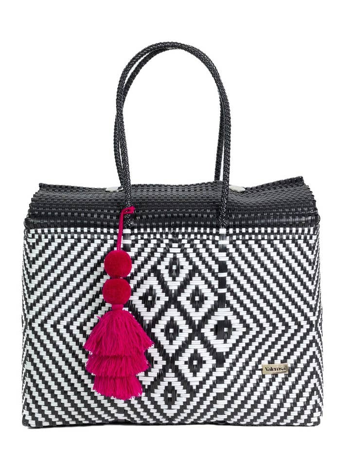 Black Kaleidoscope Overnight Duffle for wholesale by Valerosa