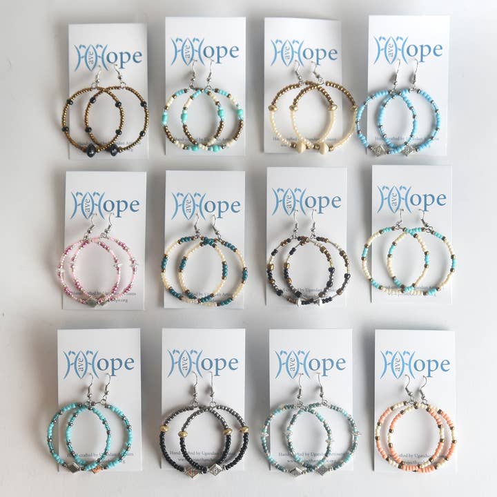 Project Have Hope - Wholesale Jewelry Set - Njiwa Hoop Earring Set