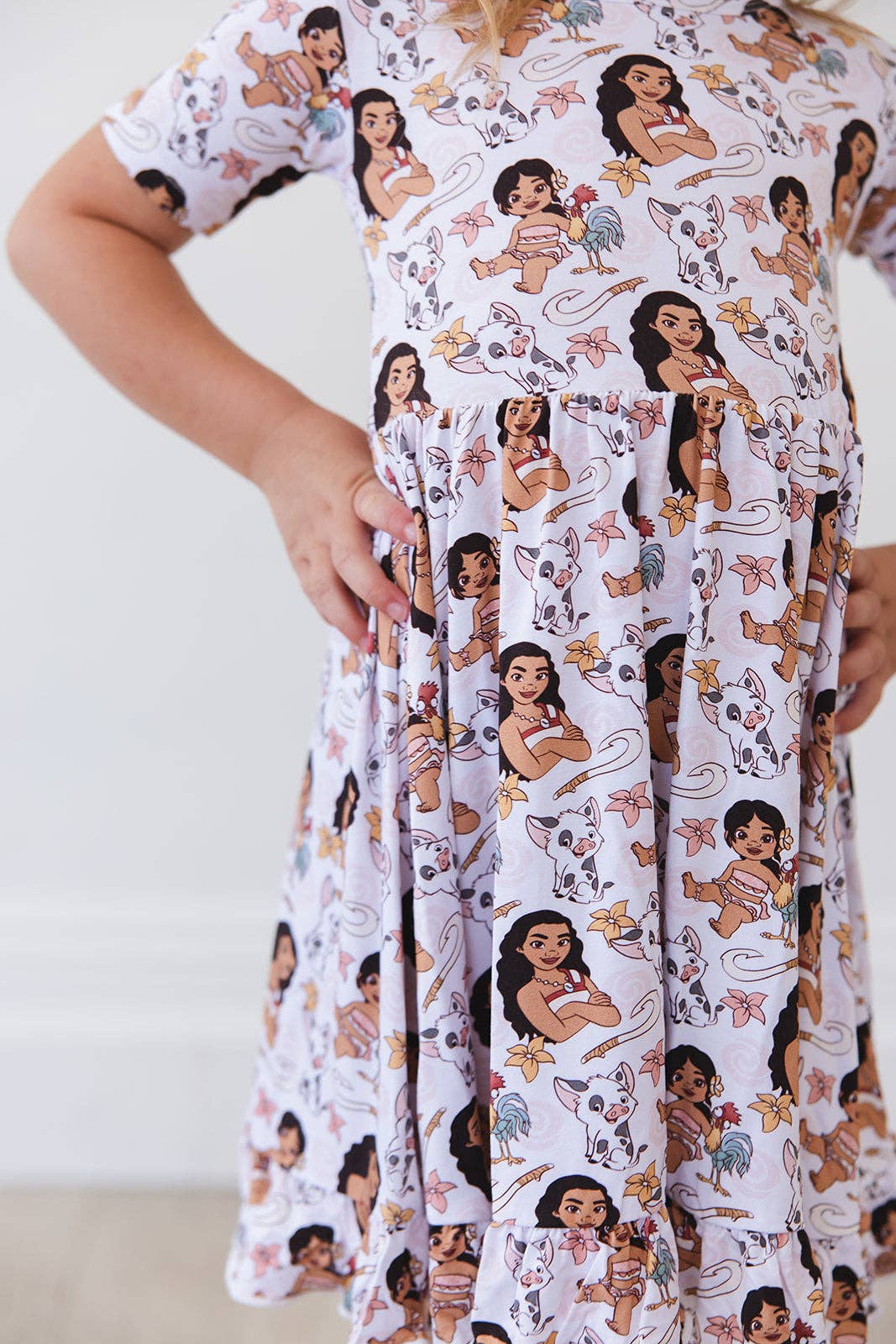 Blush Lotus - Wholesale Dress - Kids - Wayfinder - Ruffle Dress0