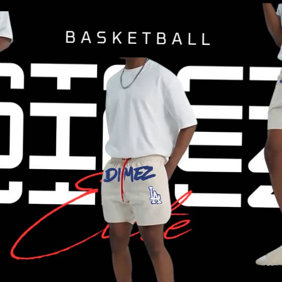 Dimez In LA Basketball Shorts for wholesale by Dimez