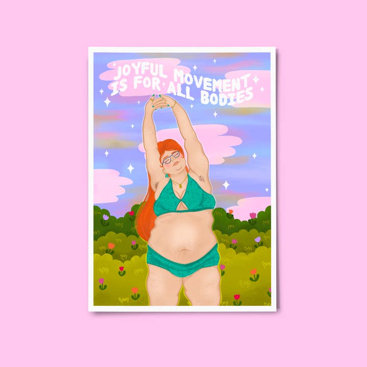 Joyful Movement Print for wholesale by Meg Garrod Art