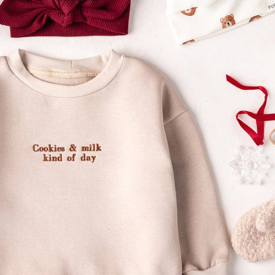 PUFFI - Wholesale Sweatshirt - Kids - Otroški pulover - Cookies & milk kind of day1
