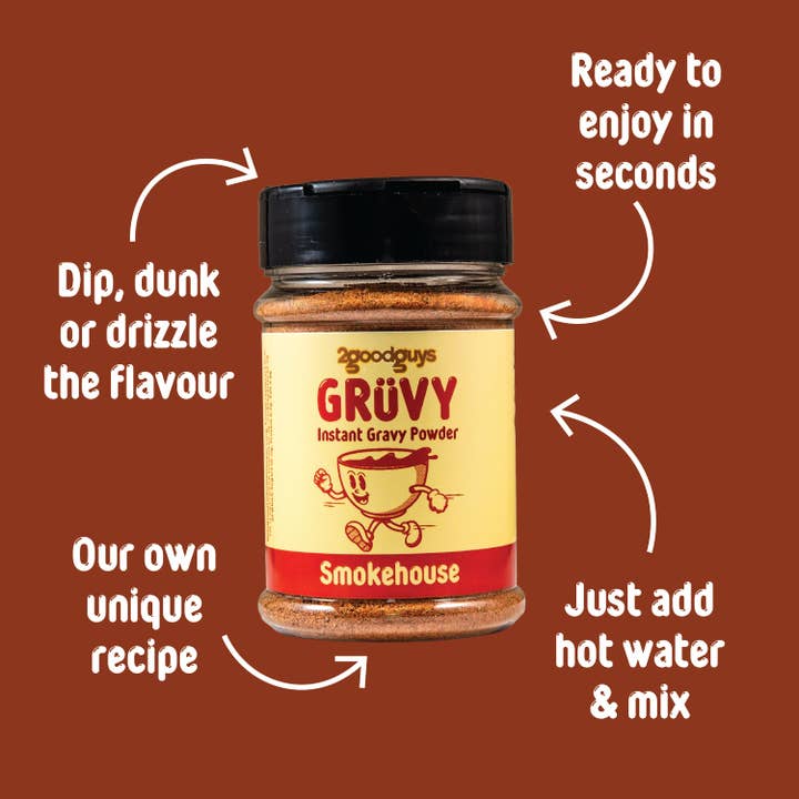 2Guys - Wholesale Dried spice mix - 2GoodGuys Gruvy Instant Gravy Powder Smokehouse1