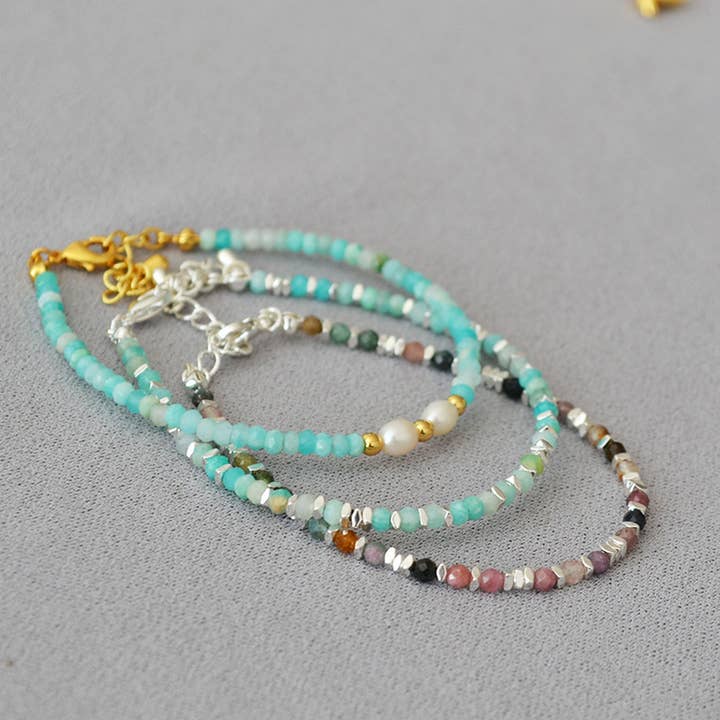 TOURMALINE PEARL HAND-BEADED BRACELET_CWAJE2123 for wholesale by ACCITY