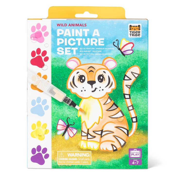 Paint a Picture - Wild Animal for wholesale by Tiger Tribe