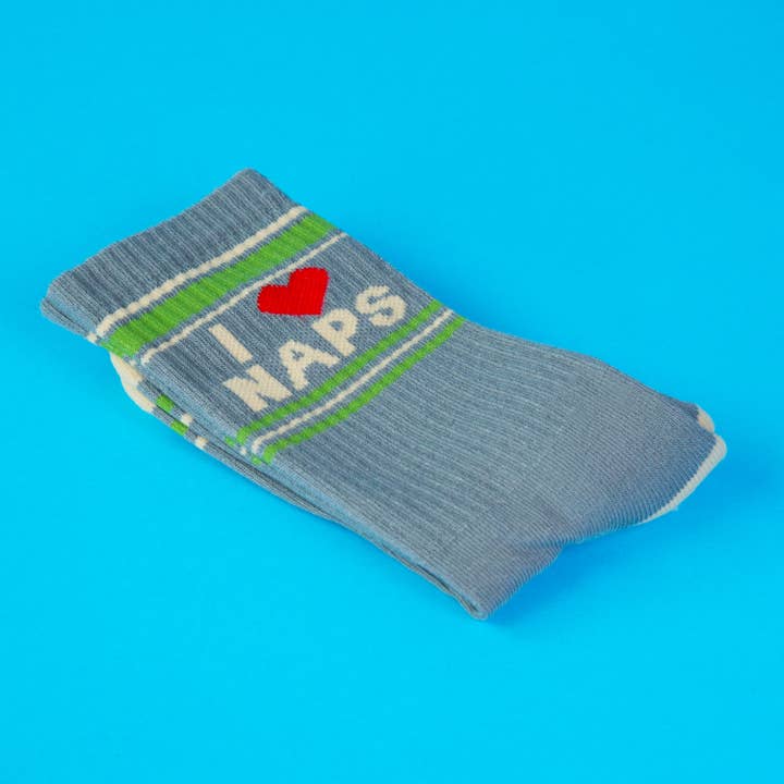 Gumball Poodle - Wholesale Socks - Unisex - I ❤️ Naps Gym Crew Socks5