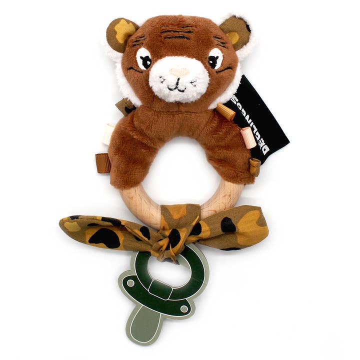 Les Déglingos, France - Wholesale Teething Ball - Baby - Sillicone Teething ring Speculos the Tiger