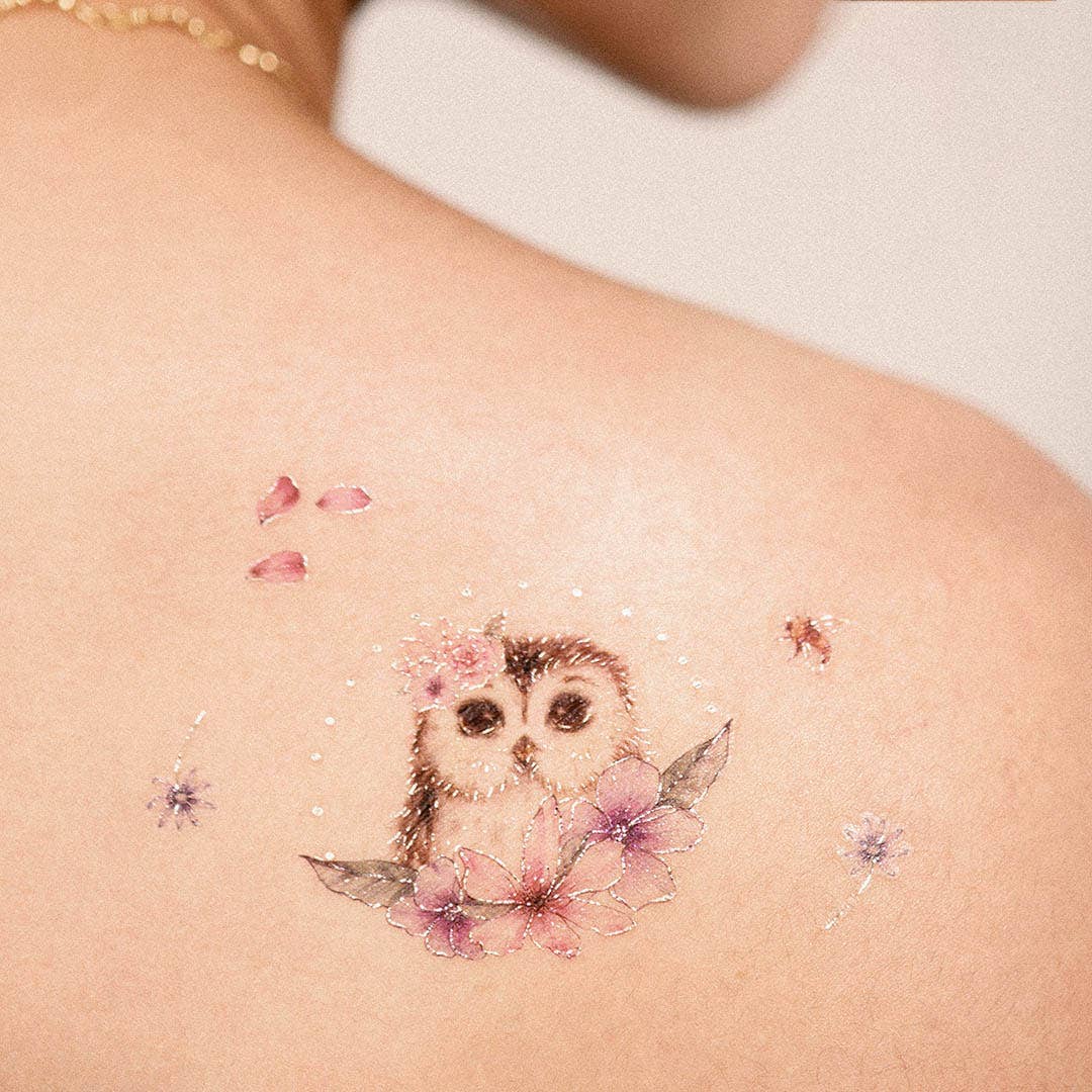 Small Owl Tattoo by transilvaniatattoo66 on DeviantArt