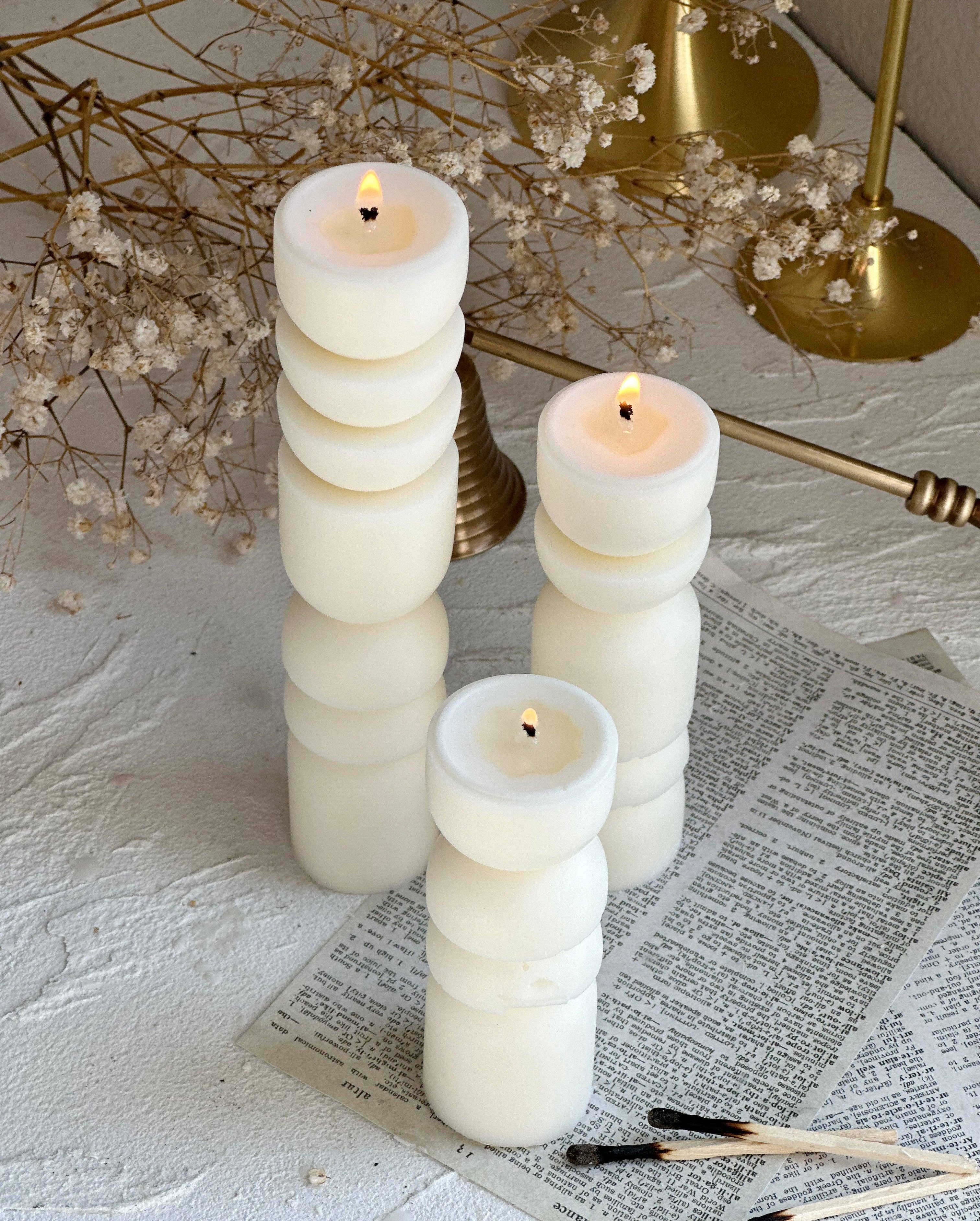 LA AROMA CANDLE CO. - Wholesale Novelty Candle - Trio Pillar Candle1