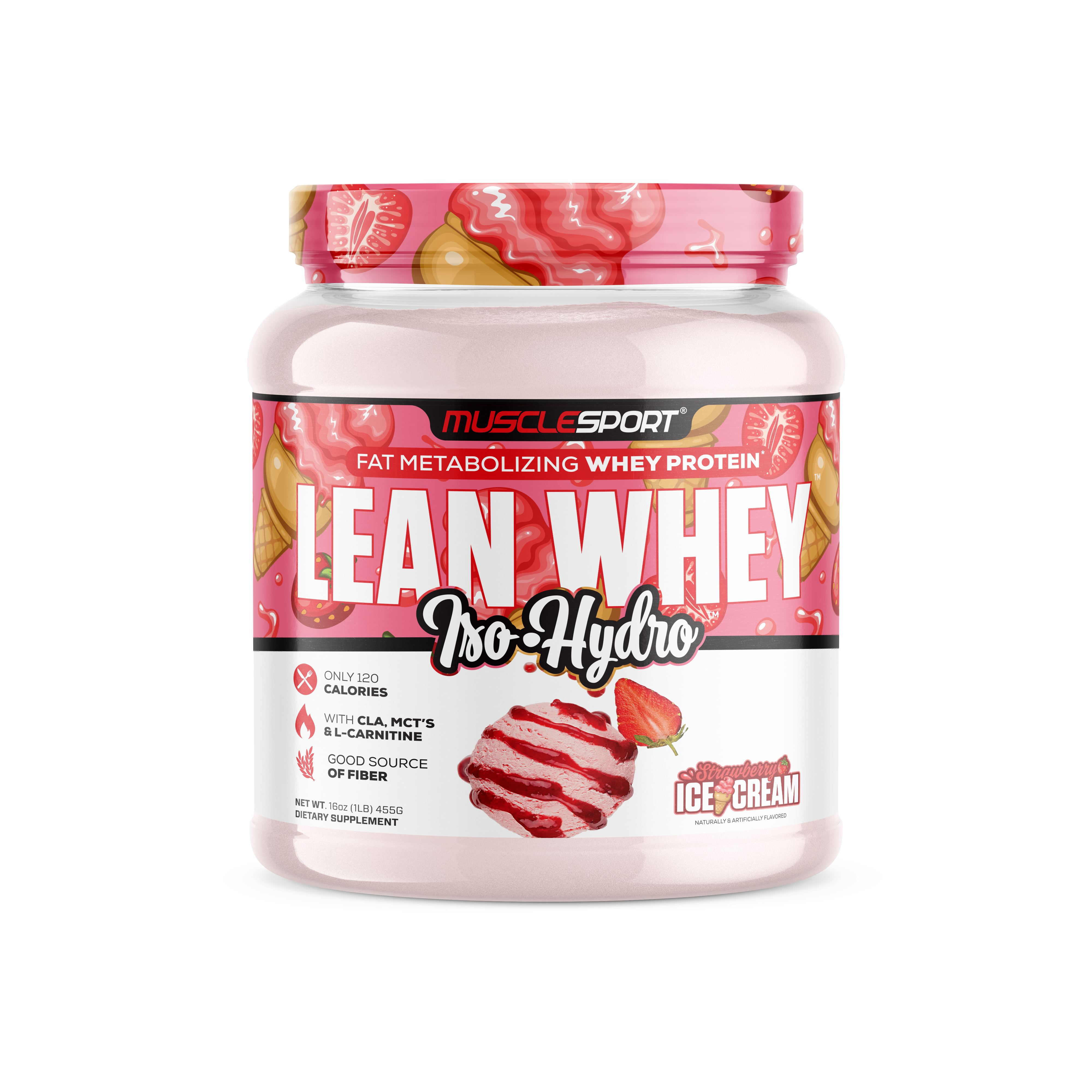 MuscleSport - Wholesale Protein/Superfood Powder - Lean Whey™ Iso Hydro Gourmet Protein 1lb13