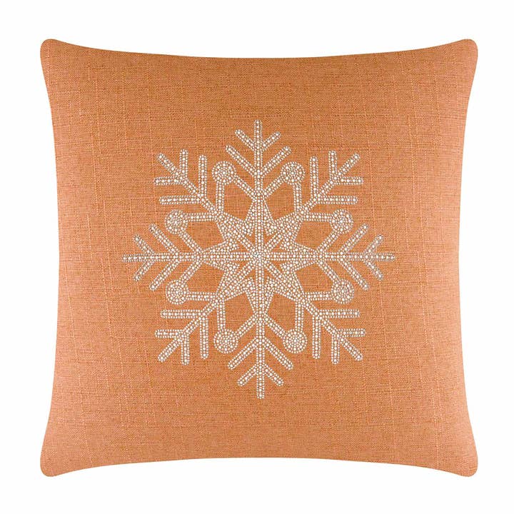 Sparkles Home - Wholesale Throw/Decorative Pillow - Rhinestone Snowflake Pillow55