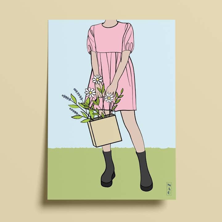 Summer | Print for wholesale by Nathalie Anna Gill