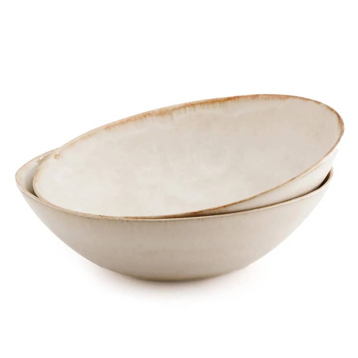 Bazar Bizar Living - Wholesale Serve Bowl - The Cascais Serving Bowl - M4