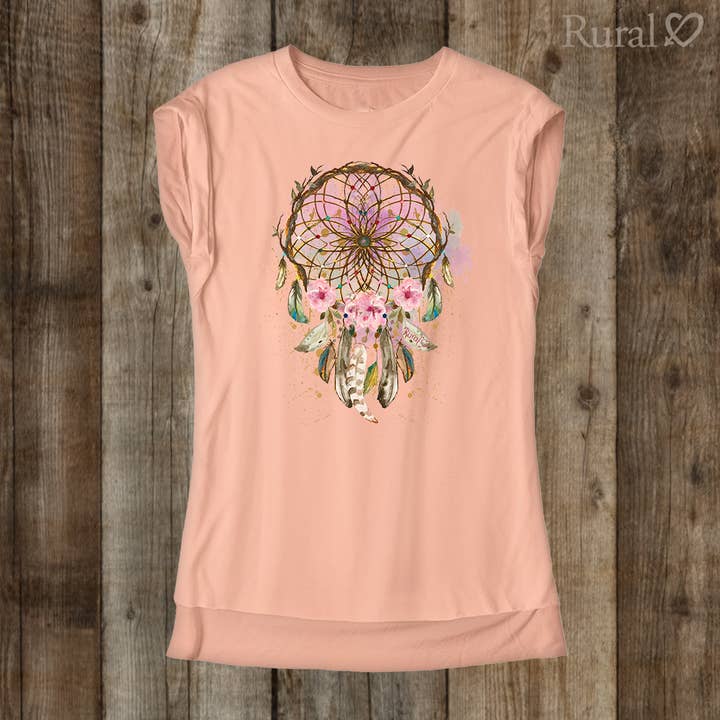 CD-2545L-CATCHING DREAMS Ladies Super Soft Muscle Tee for wholesale by Rural Heart