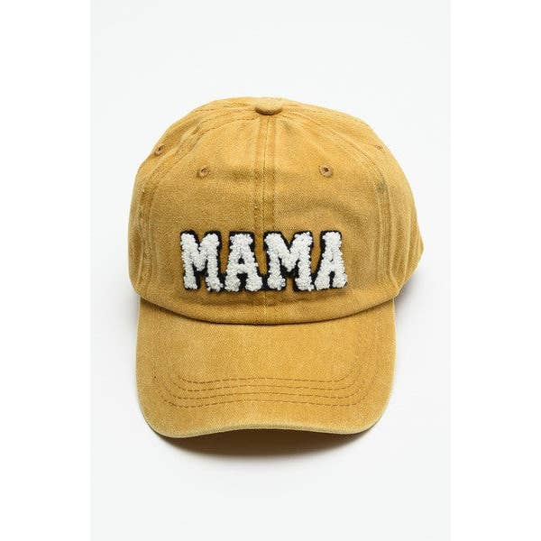 JOSSLYN by wall to wall - Wholesale Baseball Cap - Women's - WASHED SHERPA MAMA BASEBALL CAP 40HW701