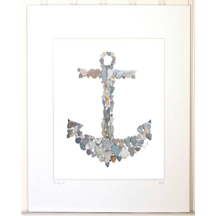 Love Rocks Me® - Wholesale Art Print - Coastal art | Nautical art | Anchor art print