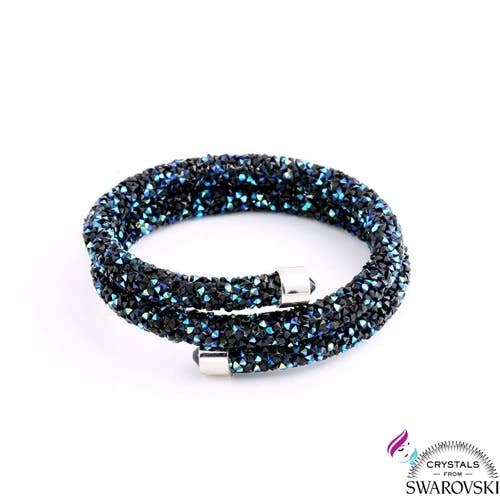 Originale Blå Crystaldust Bangle Armbånd for engroshandel hos HTB