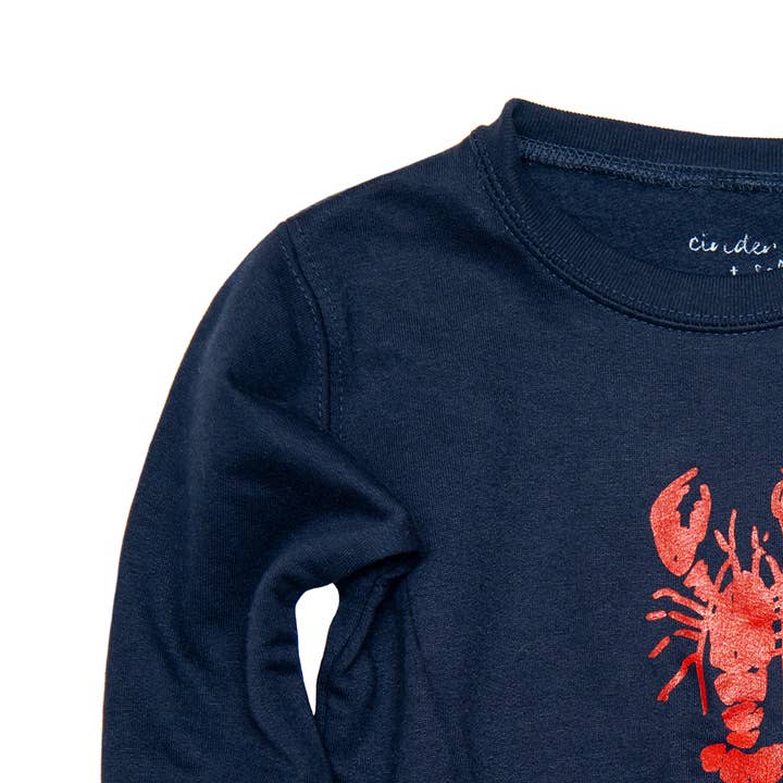 Cinder + Salt - Wholesale Sweatshirt - Kids - Toddler Lobster Sweatshirt