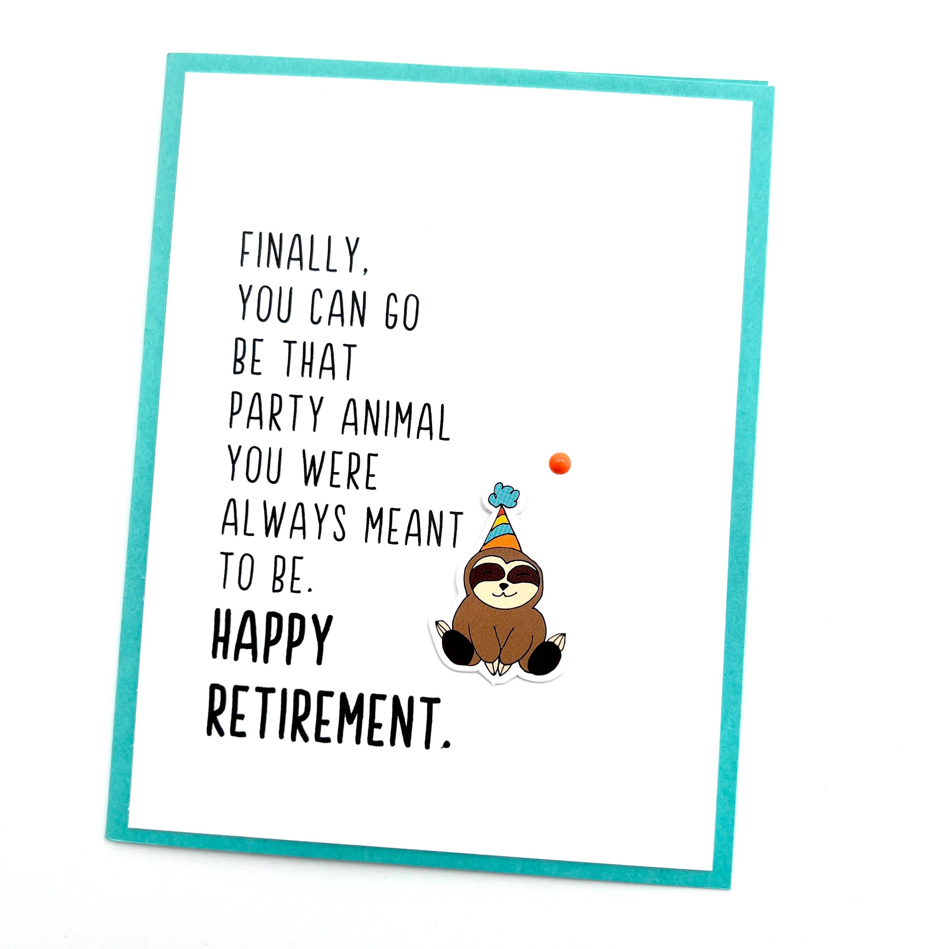 Muddy Mouth Cards – wholesale Pensioneringskort – Pensionera fest djurkort1