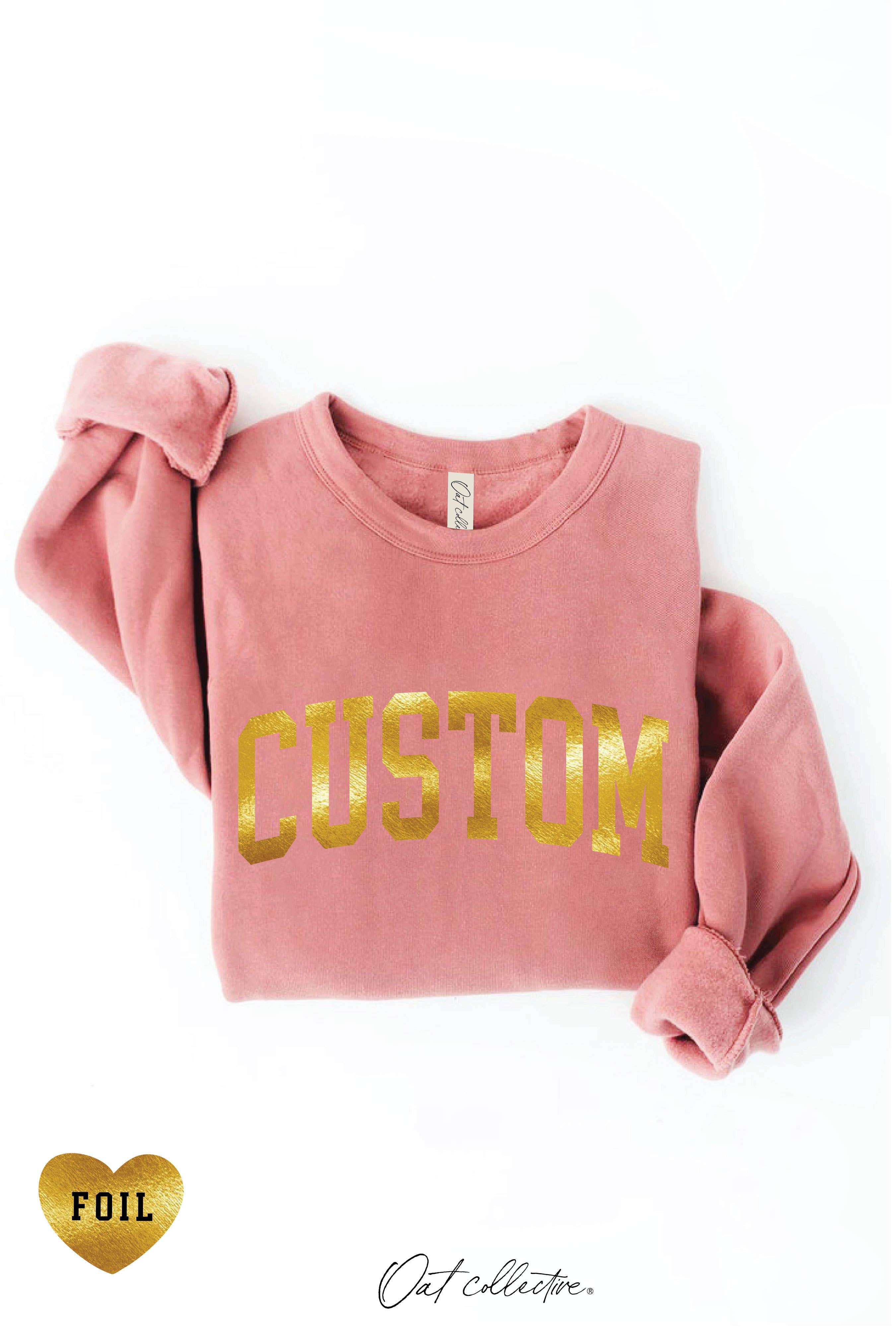 OAT COLLECTIVE - Venta al por mayor Sudadera estampada - Mujer - Sudadera gráfica personalizada con lámina14