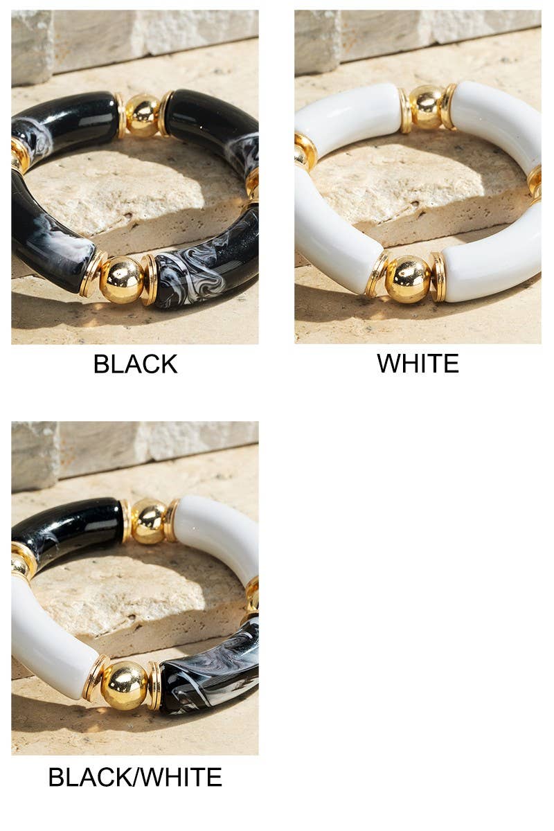 Urbanista - Wholesale Armband met kralen - Hars en Metalen Kralen Armband4