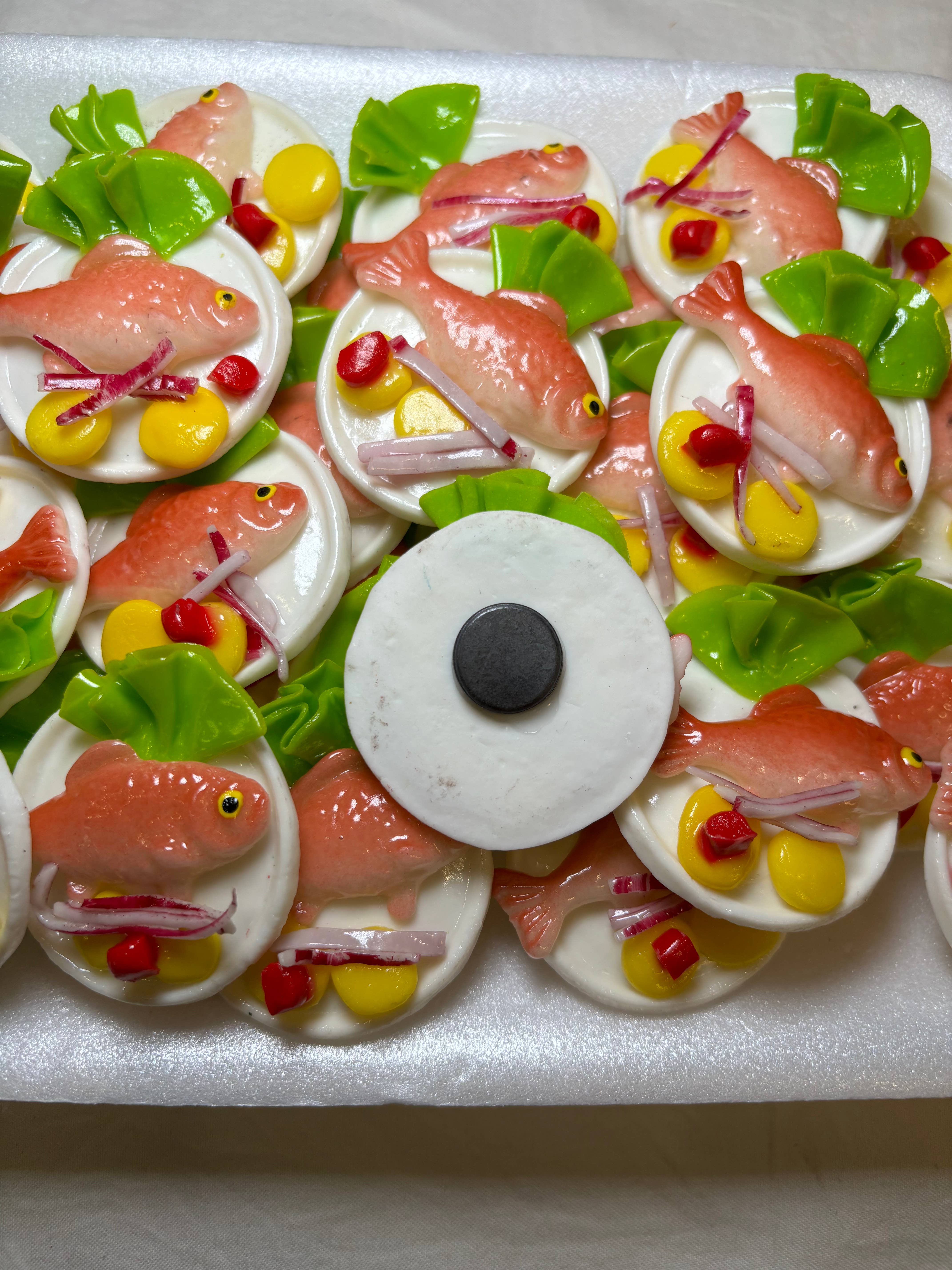 Magnets Market - Wholesale Magnet - Fried Fish Plate Kitchen Magnet1