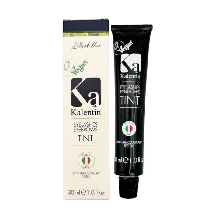 Kalentin Hybrid Eyebrow and Eyelash Tint - Blue Black for wholesale by Lash Stuff