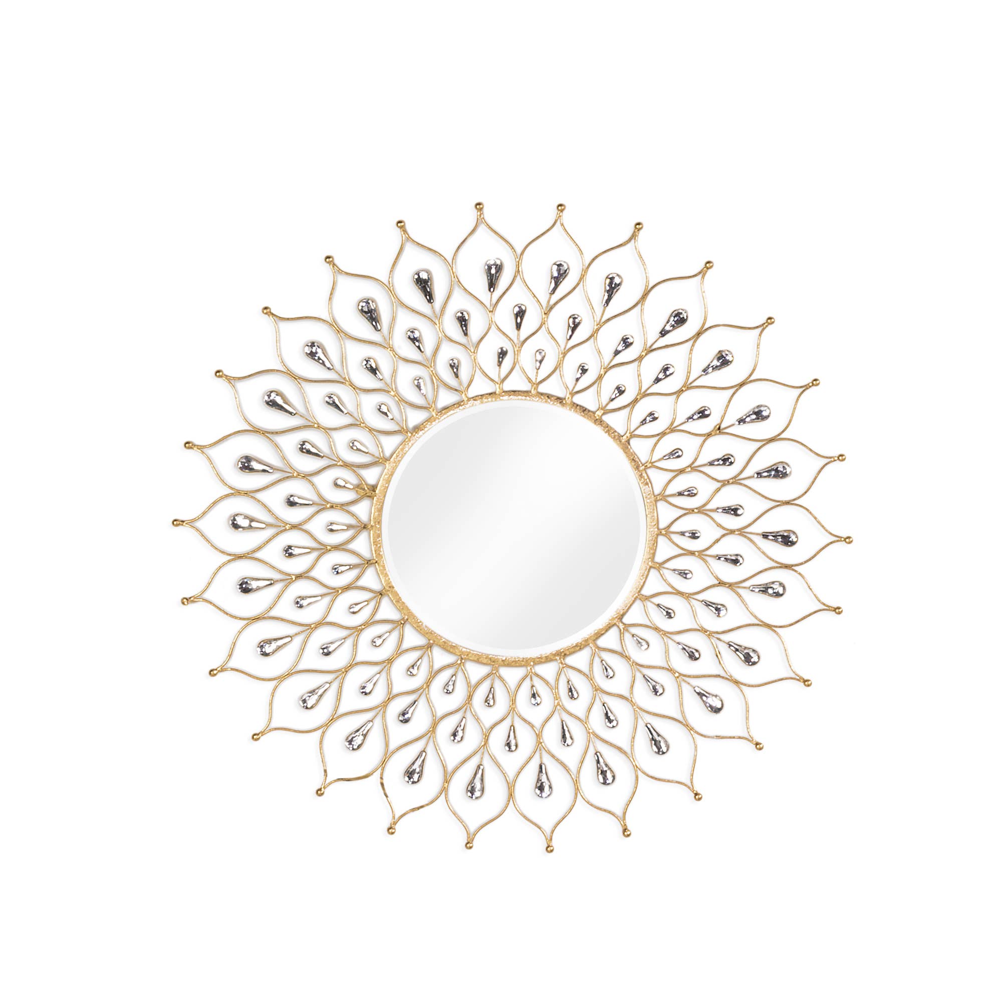 Tripar International - Vendita all'ingrosso Specchi da parete - StarBurst in metallo da 35" con specchio1