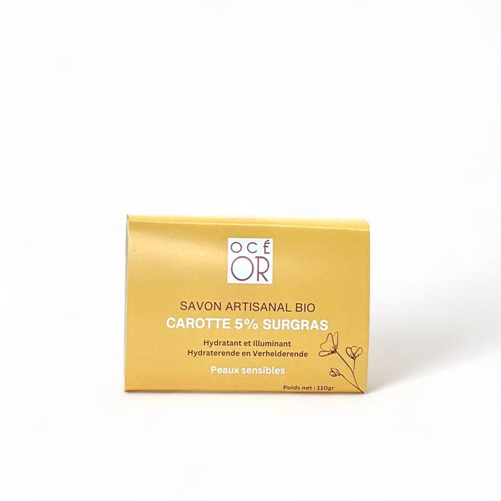 Jabón orgánico de zanahoria 5% Surgras hecho a mano para venta al por mayor de Océ Or