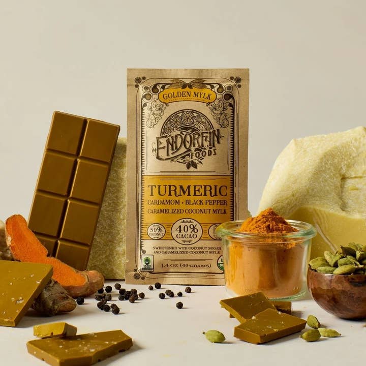 Endorfin Foods - Wholesale Chocolate Bar - Golden Mylk • Chocolate Bar • 40% Cacao2