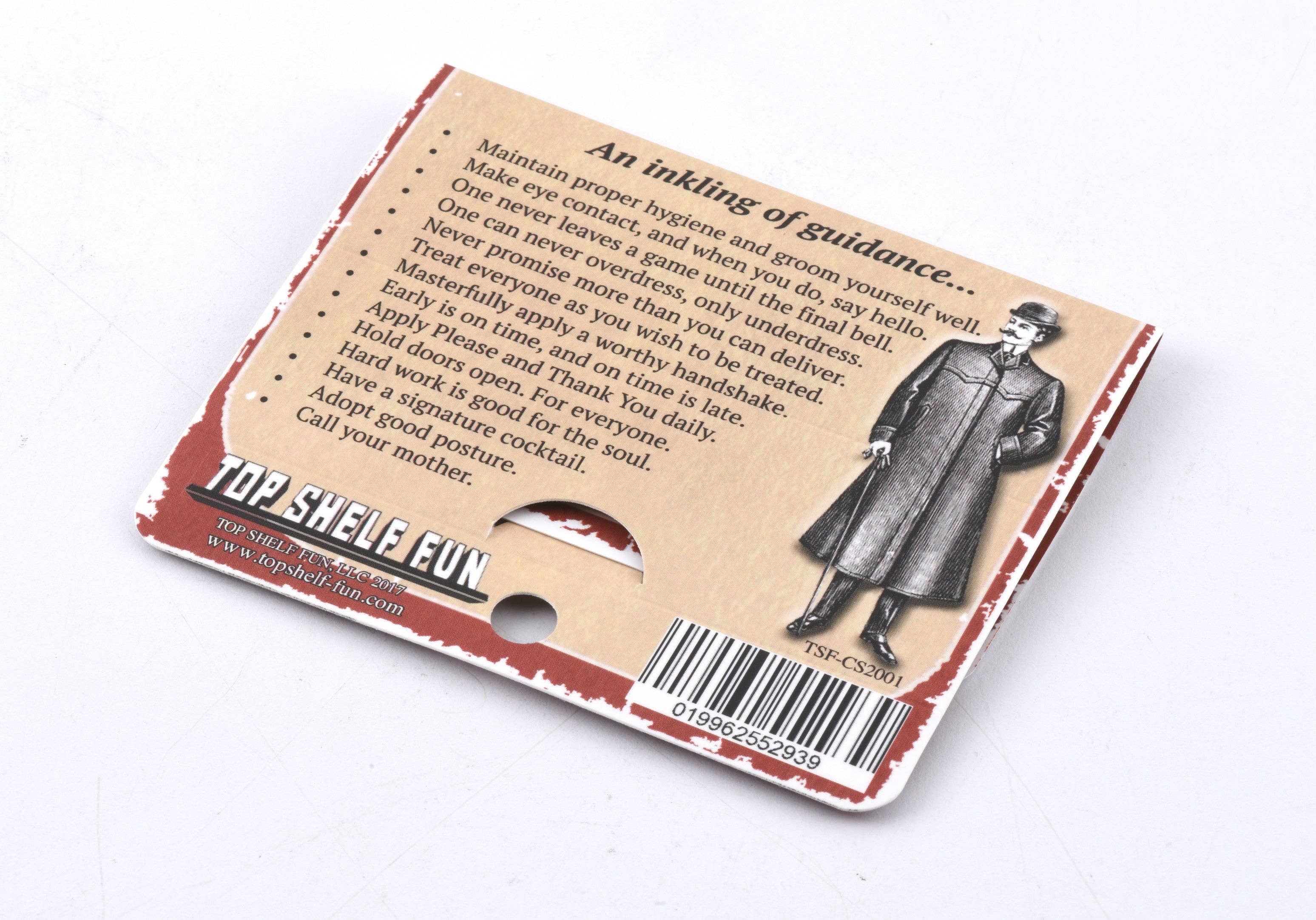 Top Shelf Fun - Wholesale Card Game - Cheat Sheet for Gentlemen4