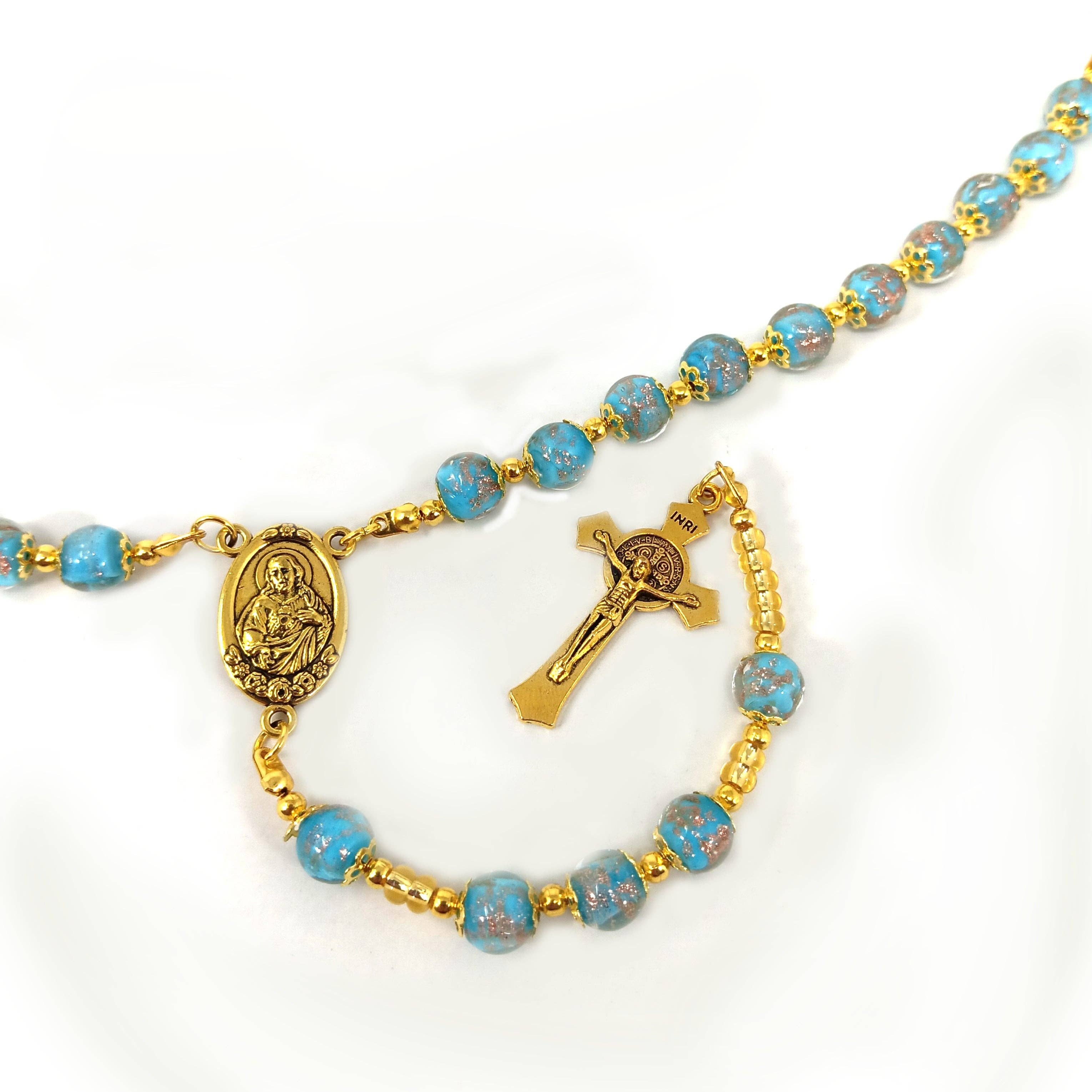 ALBATROS S.R.L. - Wholesale Beaded/Pearl Necklace - MURANO glass bead ROSARY fashion gift idea elegant jewelry8
