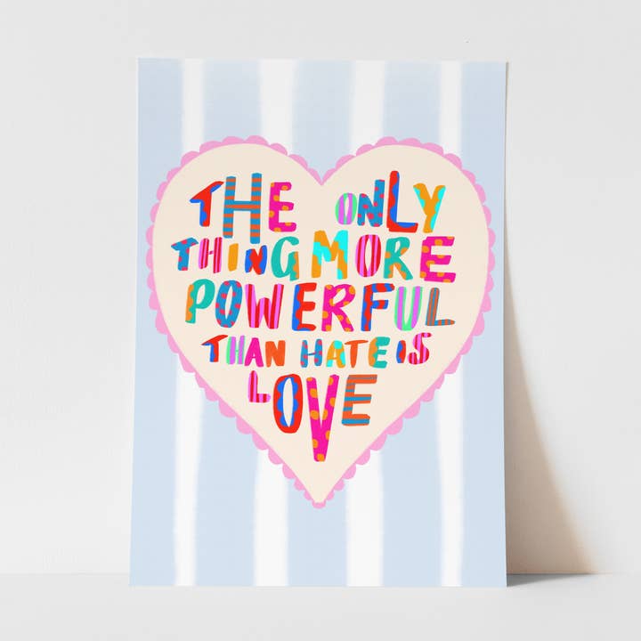 Love Quote, Art Print, Baby and Kids Room Wall Art, Fun for wholesale by Georgie King Designs