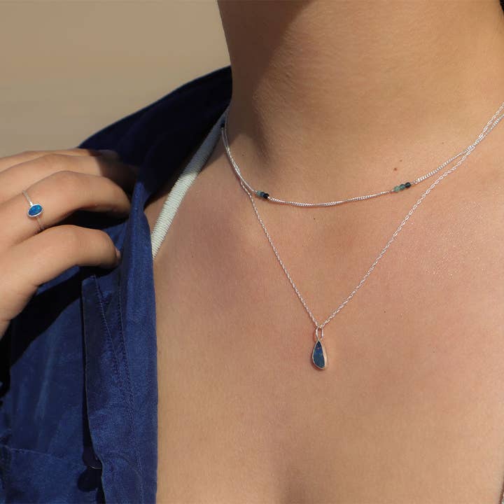 Koi Atelier - Wholesale Link & Chain Necklace - Kleine gedraaide schakelketting zilver3